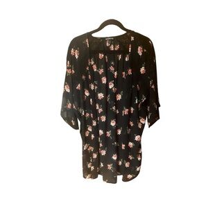 Express Sheer Floral Kimono
